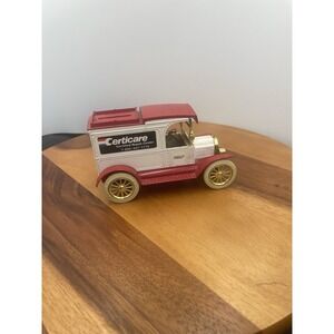 ERTL1913 FORD MODELT" VAN CERTICARE CERTIFIED REPAIR CTR.DIE-CAST COINBANK(23cp)